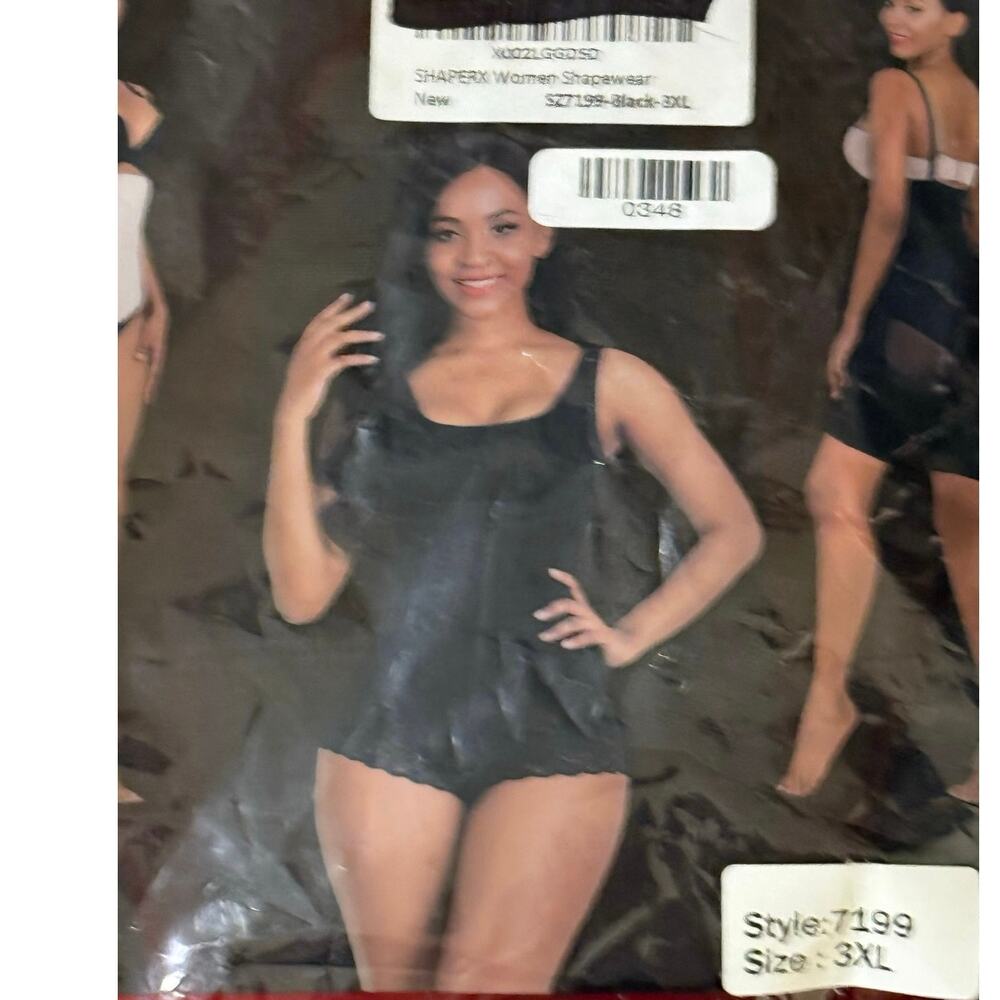 ShapeRx Women Shapewear - Black - 3x Style 7199 - NEW in Bag
